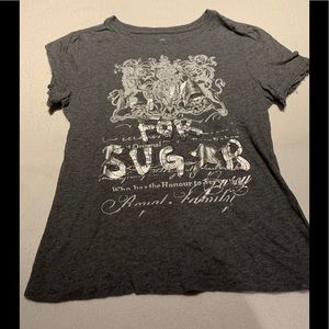 Juicy Couture girls t-shirt with ruffled sleeves